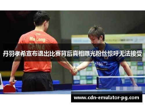 丹羽孝希宣布退出比赛背后真相曝光粉丝惊呼无法接受
