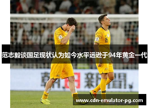 范志毅谈国足现状认为如今水平远逊于94年黄金一代